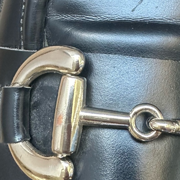 H & M Black  Loafers  with Gold Detailing - Picture 2 of 8